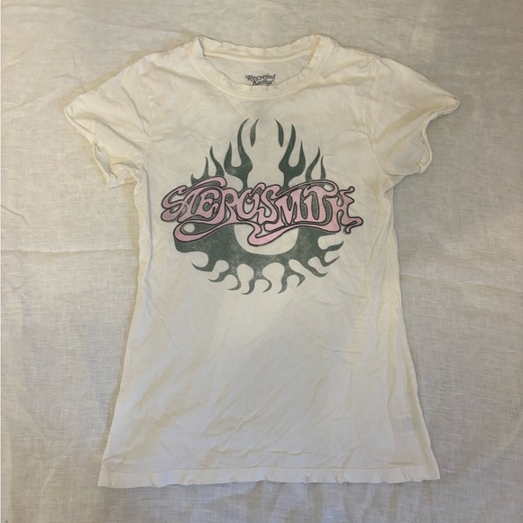 Recycled Karma Aerosmith Live From Budakon Distressed Tee Sz S - Picture 1 of 5